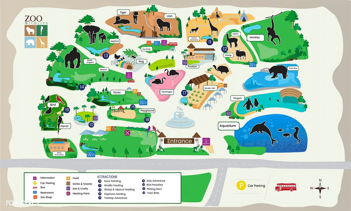 Map of Zoo